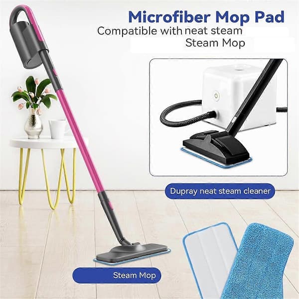Mikrofiber dampmoppepuder til Schenley dampmopperenser til Neat damprenser - vaskbar og genanvendelig 6-pak