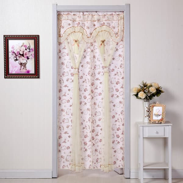 Dørgardin blonde gardiner for hjemmebruk 90*200cm