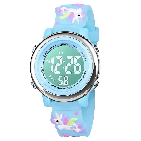 Digital watch för barn, 3D tecknad watch för 3-10 år gamla pojkar, flickor, datumvisning