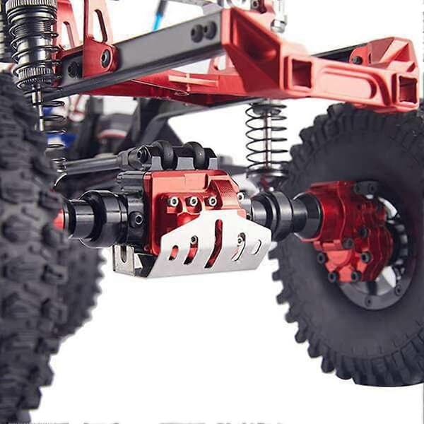 For TRX4 Metalldeksel Foran / Bak for -4 RC Crawler Bil Oppgraderingsdeler, Sølv
