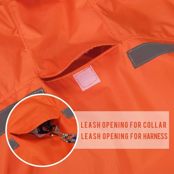 Dog Raincoat Stor Pet Waterproof Coat Regnjacka