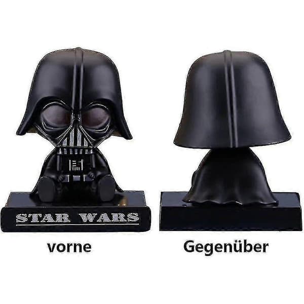 Bobble Head Biludsmykning, Statue Kreativt Biltilbehør Darth Vader Actionfigur Bobble Head Du