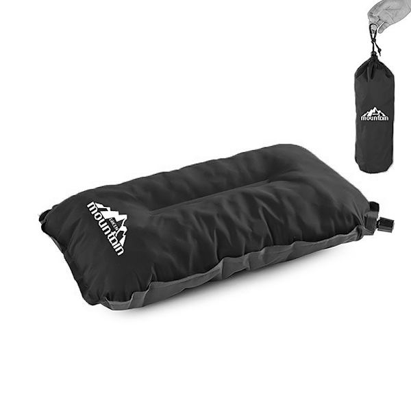 Sponge Ultralight Folding Kompakta uppblåsbara kuddar utomhus gray