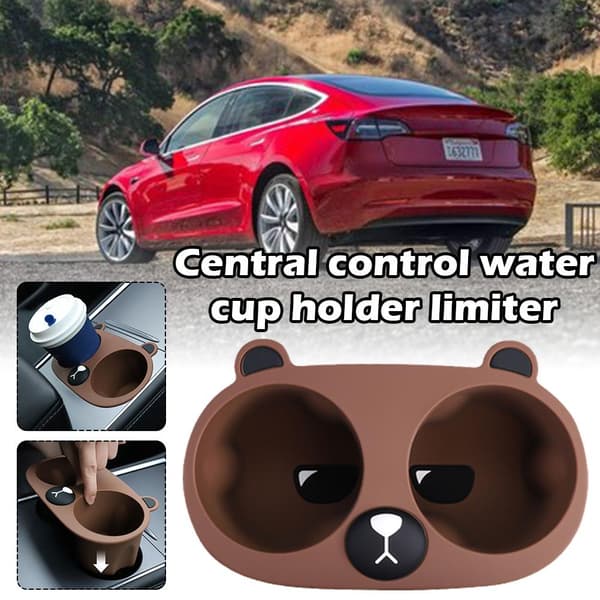 Tesla Model 3/Y 2021-2022 Silikageelinen Juomamuki Pulloteline A 1pcs