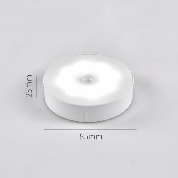LED-nattlampa, 3-pack LED-rörelsesensorlampa, USB laddningsbar