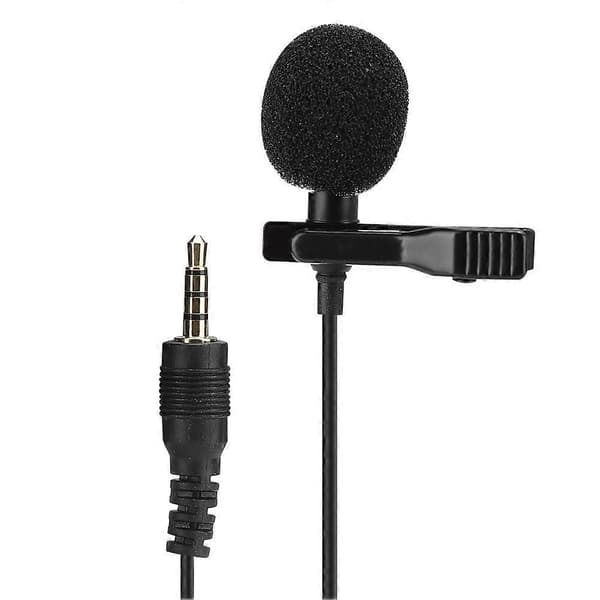 Mini multifunksjonell krageklipsmikrofon for mobiltelefon, direktesending, opptak, intervju