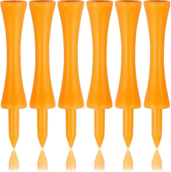 Dww - 100-pakning plastgolfpegger 44 mm/70 mm