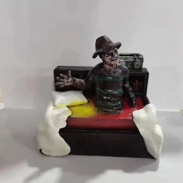 Jason Voorhees Figur Halloween Skräck Jason Samara Morgan Light Up Diorama Michael Myers