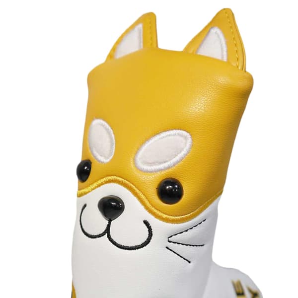 1/2/3 Dog Pattern För Golf Putter Headcover Cover för Yellow 1 Pc