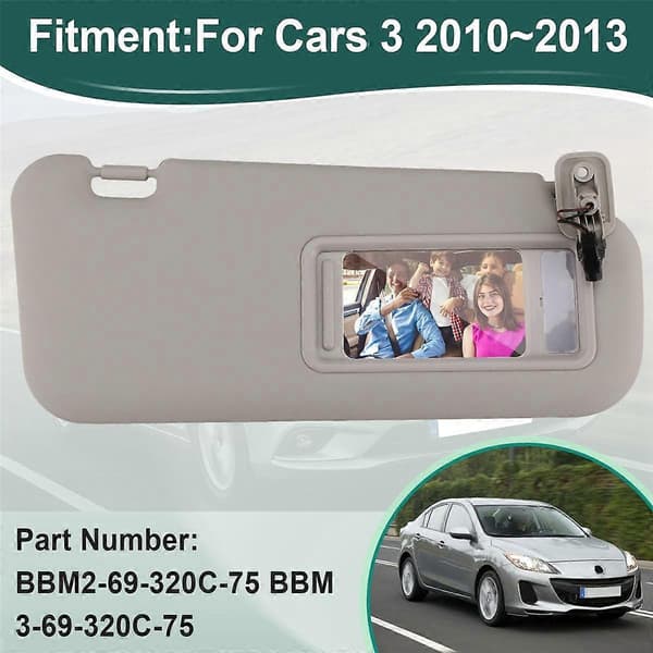 BBM2-69-320C-75 BBM3-69-320C-75 for 3 2010 2011 2012 2013 Bil Interiør Tak Solskjerm Solskjerm Solskjerm