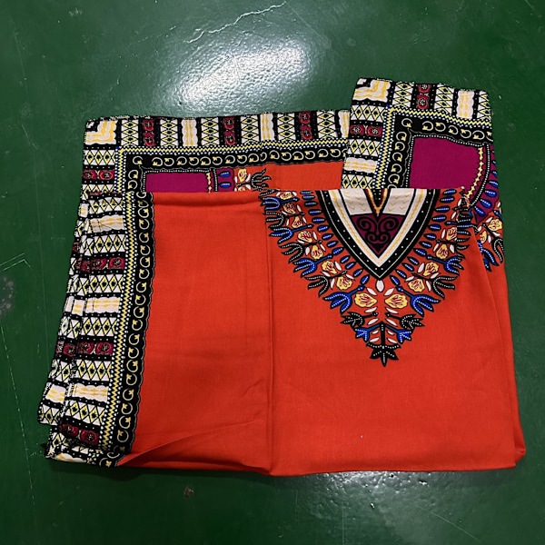 Dammode strandlovsklänning Boho Elegant etnisk klänning Orange