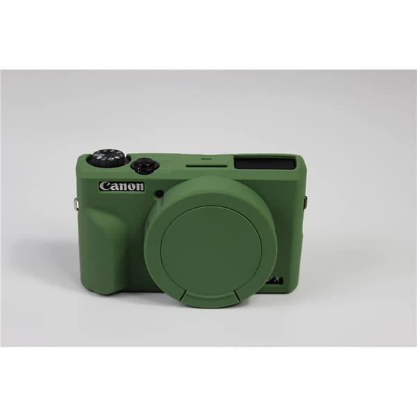 Avtakbart silikondeksel til Canon G7x Mark ii Grønn