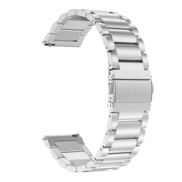 Garmin Forerunner 245 three beads stainless steel watch band - S silver