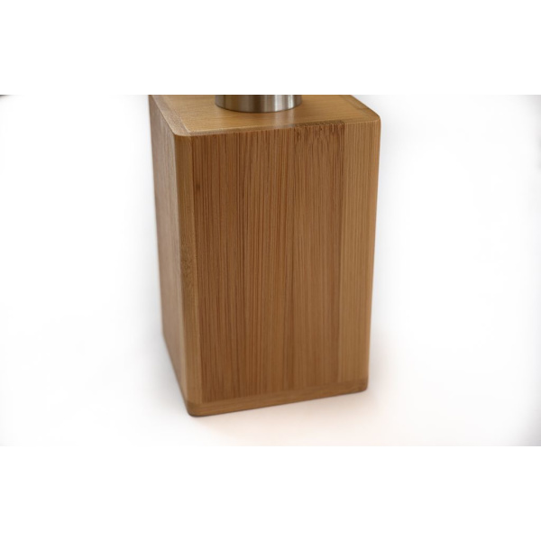 Saippuapumppu Bamboo 200ml Volumetrinen Pumppu Annostelija Täytettävä
