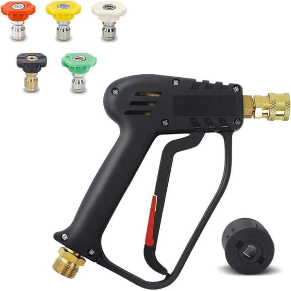 Højtryksrenserpistol, 4000 PSI, M22(14mm) interface og Karcher Qu
