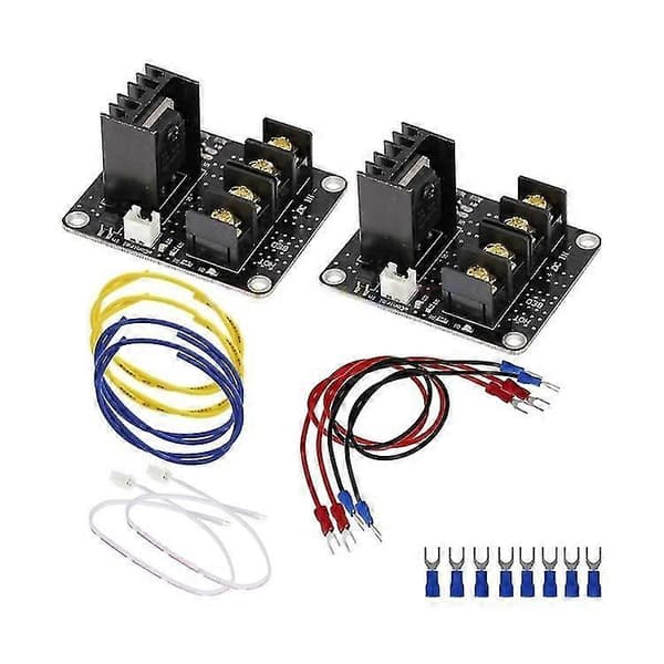 2 STK/Sett 3D-printer oppvarmet seng strømutvidelsesmodul MOSFET-kort for ANET A8 3D-printer