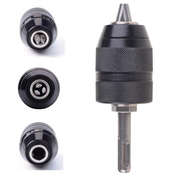 Heavy Duty Professional 2-13 mm 1/2-tums SDS-Plus-adapter med borrchuck