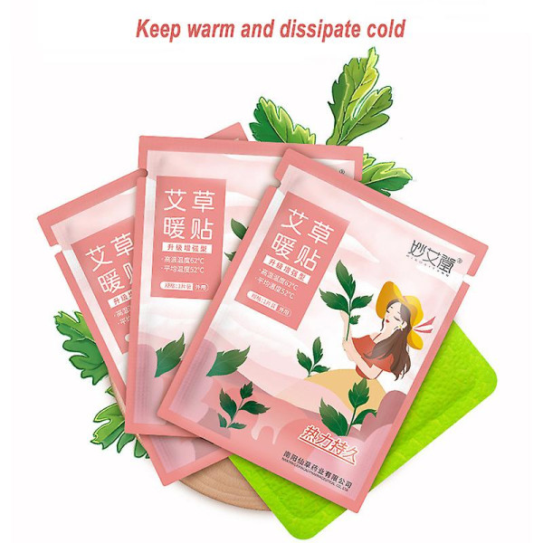 Mugwort Warm-up Sticks Hållbara Värmedekaler för att hålla händer och fötter varma Paste Pad Söt bärbar värmare varm A