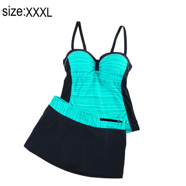 Todelt badedrakt for damer Push Up- trykte Tankini-badedrakter