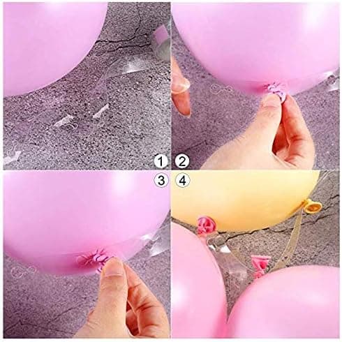 3 Rouleaux Bande de Ballons Arche et 3 Rouleaux Points de Coll