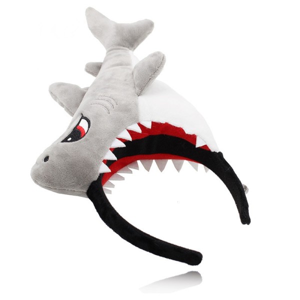 2 st Creative Shark Shape Huvudbonader Barnfest Pannband (f