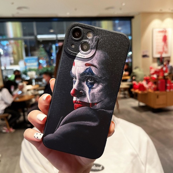 Fashion Joker phone case för Iphone 13/ pro Max/xr/max För Iphone 12/11pro cover Black Suit Clown iPhone 7p and 8p