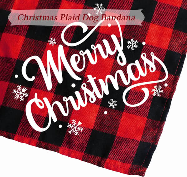 2-pack jul pläda hundsnusnäsdukar, god jul snöflinga