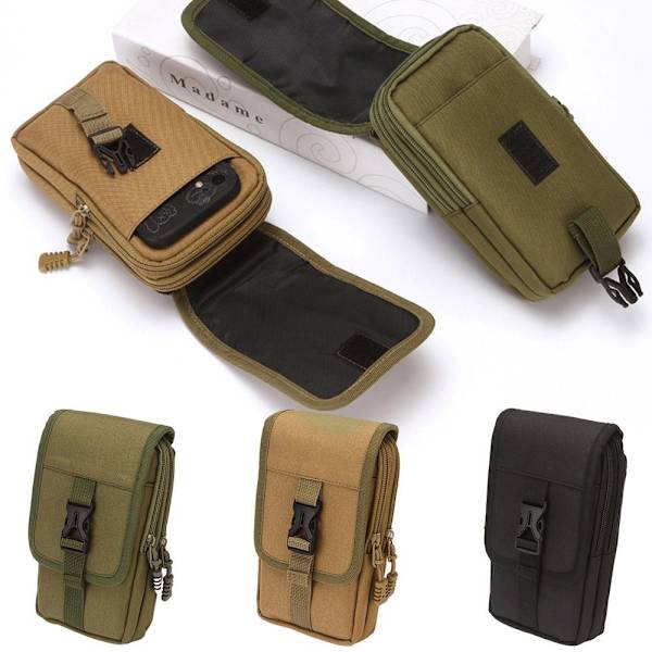 Tactical Molle -taskut Pieni tasku KHAKI