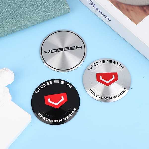4st 65 mm Vossen Wheel ap Sticker Emblem Badge Bilfälg Dekal C