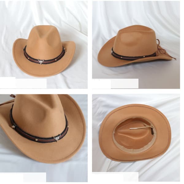 Western cowboyhat til mænd
