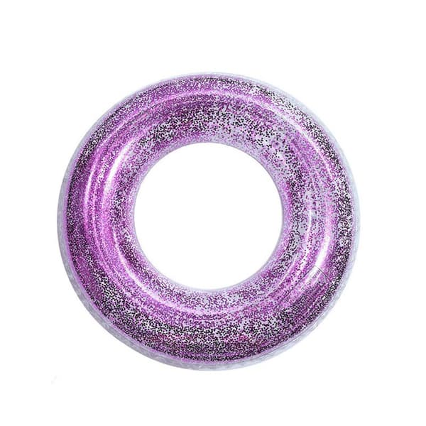 Transparent Glitter Pool Foats Simring LILA purple 60