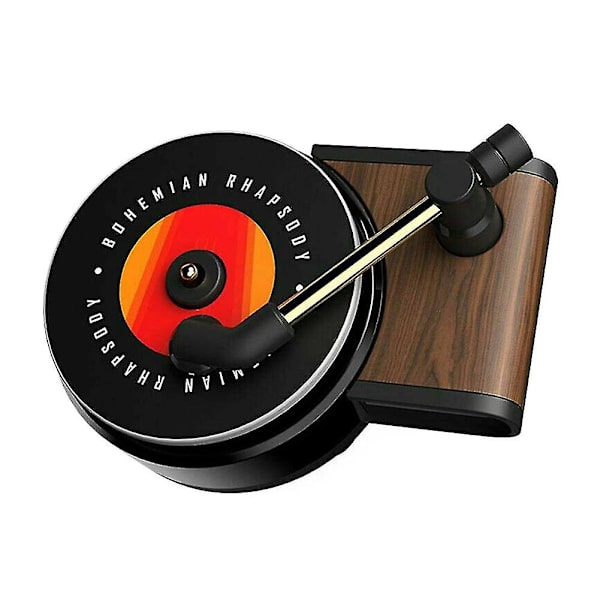 Ny platespillerdesign Bilparfymeklemme Luftfrisker Auto Air Vent Duft Duftspreder Default