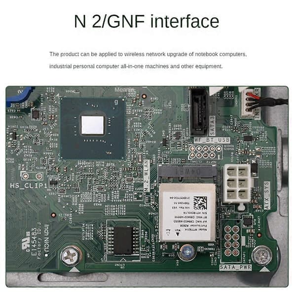 MT7921k Dual Band 2974M Wi-Fi 6 Bluetooth 5.1 Trådlöst Nätverkskort för Stationär/Bärbar Dator Stöder Windows 10/11