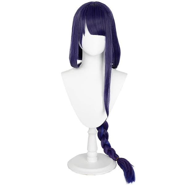 Spill genshin impact cosplay versjon raiden shogun baal parykk