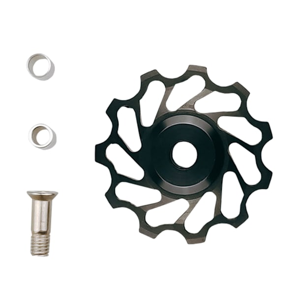 Polkupyörän 11T 13T 17T keraaminen laakeri Jockey Wheel takavaihtajalle Ohjausrulla MTB maantiepyörä Alumiiniseos Hihnapyörä Id null - 11 Black