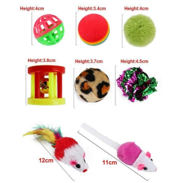 Husdjur Leksaker Cat Tunnel Cat Stick 21pcs