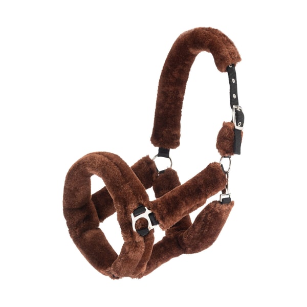 Hy Fab Fleece Hovedtøj til Hest Brown Pony
