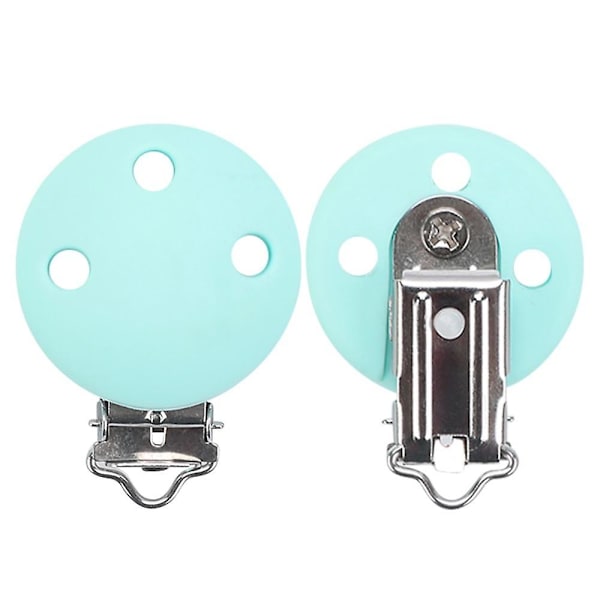 Tutti Silikoni Pyöreä Klipsi Ketju Tarvike Light Blue