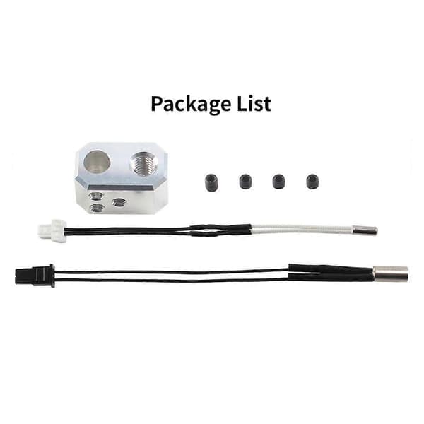 For Prusa MK4 termistor 24V 40W varmeapparat termometerlinje varmekit dyse for 3D-printer ekstruder