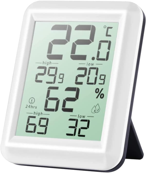 Digital inomhushygrometertermometer med hög precision, ℃/℉