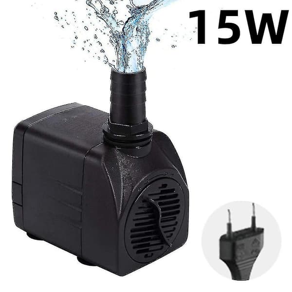 Dränkbar pump, vattenpump med fontänpump med 5 fots power