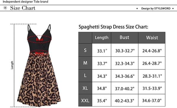 STYLEWORD Dam V-hals Blommig Spaghetti Strap Su