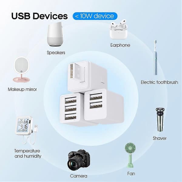 Tuya WiFi USB-adapterbryter 1-gjengs 5V Mini USB-strømadapter Smart Life-kontroll via Alexa Yandex