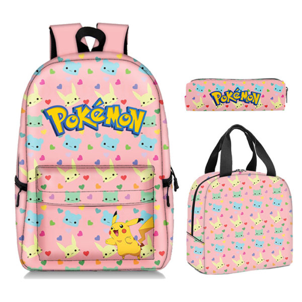 Pokémonväska (Skolväska + Lunchväska + Case) B199 ???9