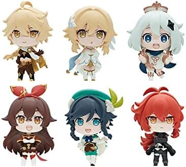 Creative Genshin Impact Capsule Collection Figur Vol.1 Sett
