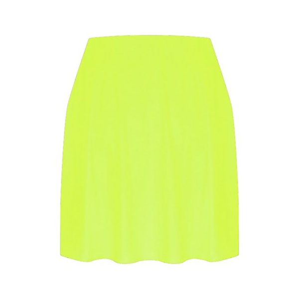 Joefnel Active Skort Athletic Stretchy Plisserad Tennis för kvinnor Yellow M