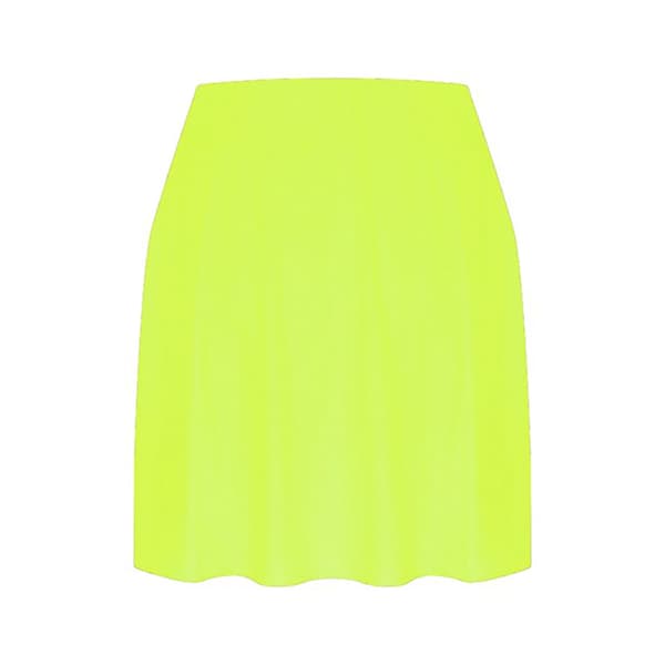Joefnel Active Skort Atletisk Elastisk Plissert Tennis for Kvinner Yellow M