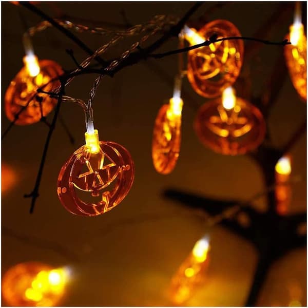 Halloween LED Jack-o-lantern valosarja Halloween-valaistus, 2