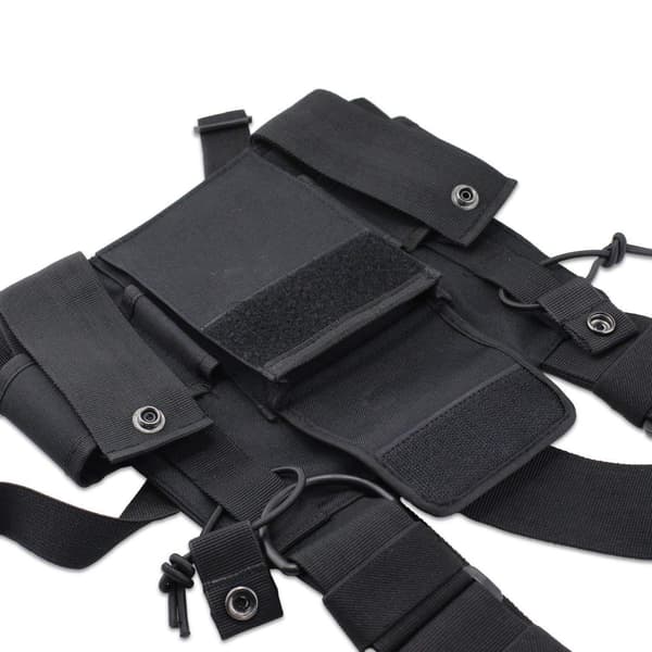 Vyölaukku turvavarusteet techwear rintatasku miesten liivi