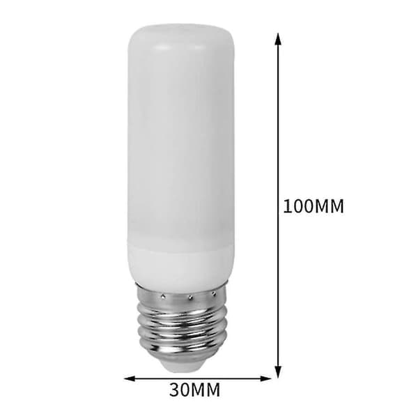 LED Flameffekt Glödlampor Juldekor Upp och ner Effekt Blu ray